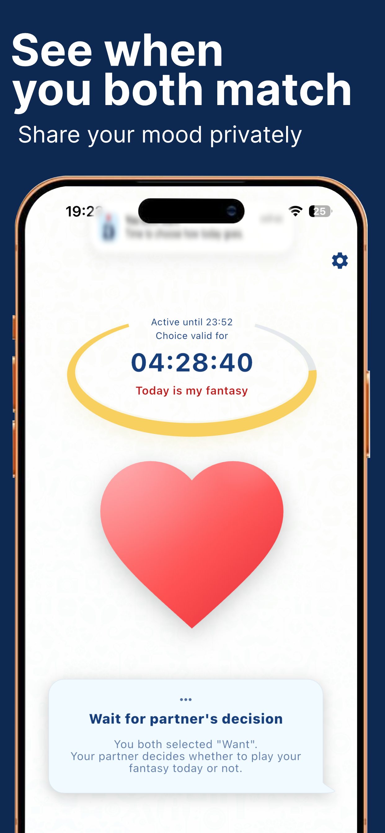 MyFuntasy mutual mood match on iPhone
